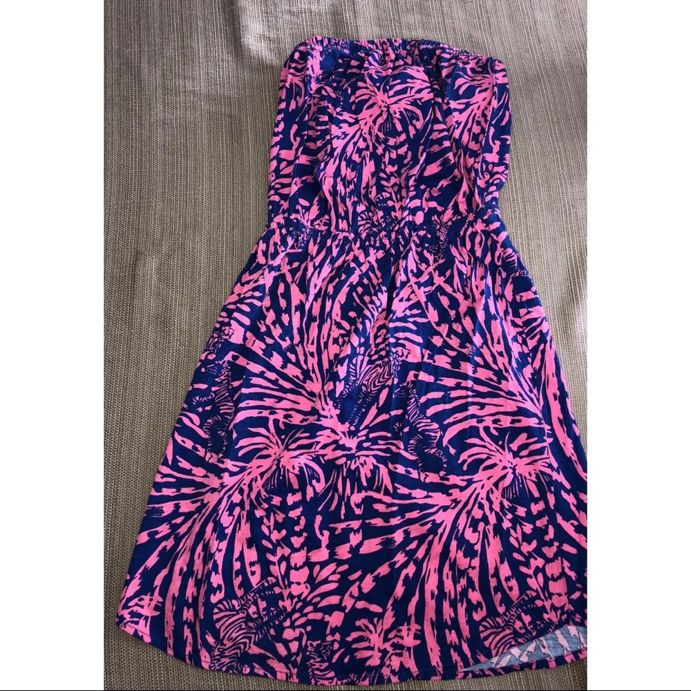 Lilly Pulitzer strapless dress